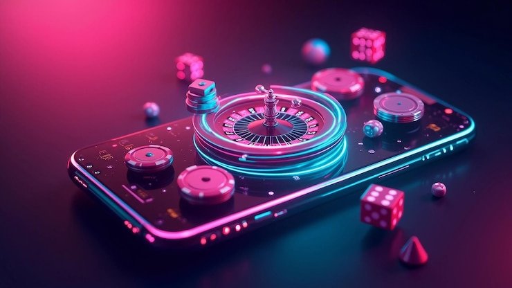 Layar permainan Mega Moolah menampilkan simbol dan jackpot progresif